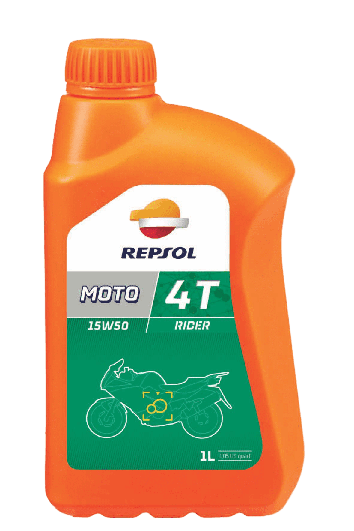 Моторное масло Repsol Moto Rider 4T 15W50, 1л (Repsol: RP165M51)